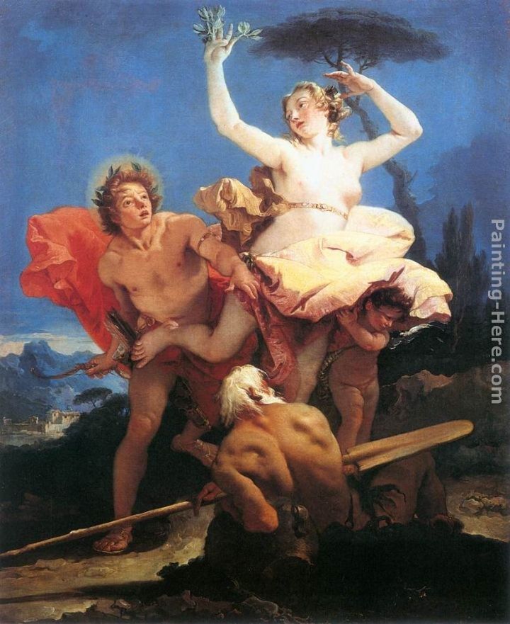 Giovanni Battista Tiepolo Apollo and Daphne
